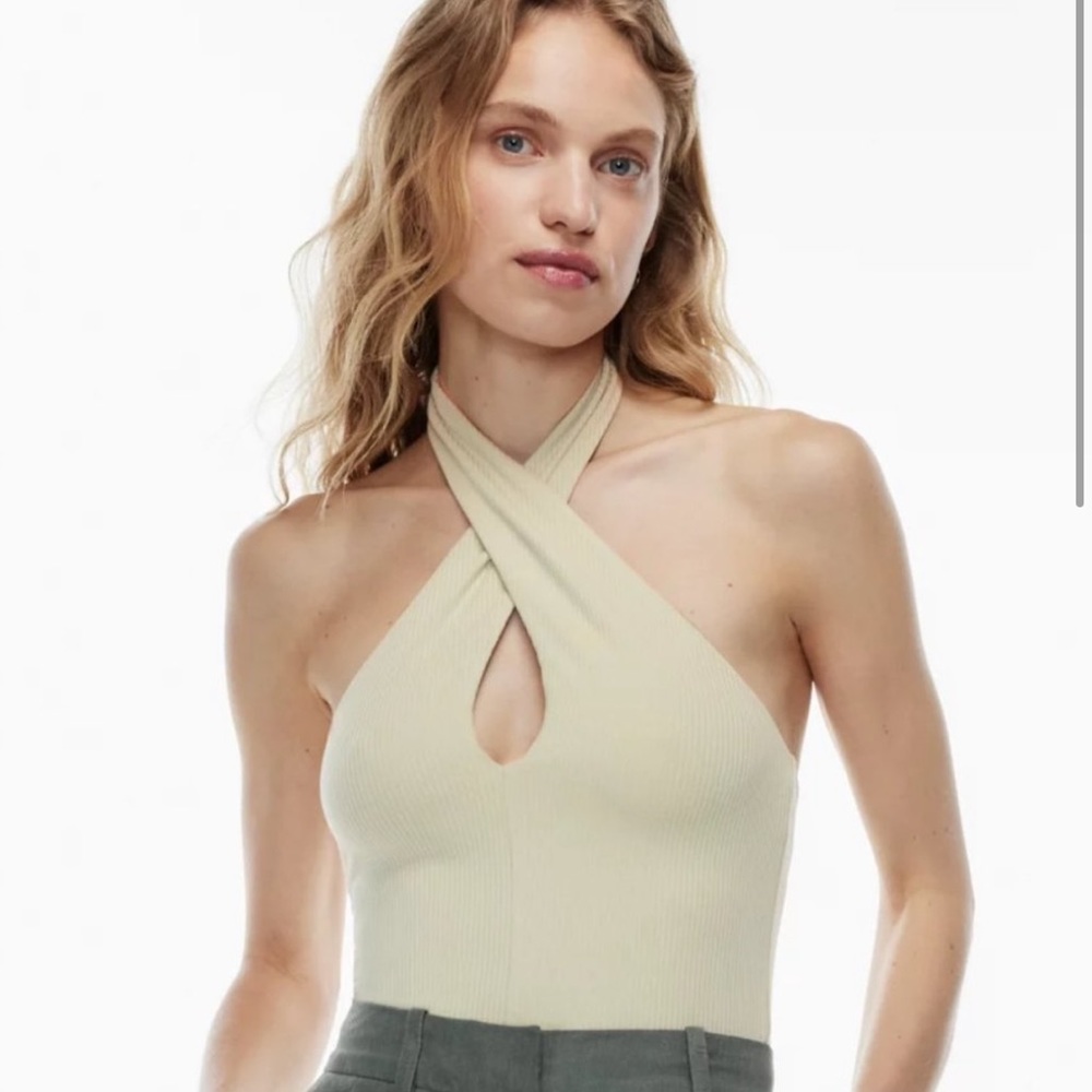 Aritzia - NWT Bay Tank in Sage Green